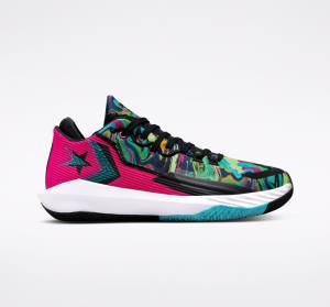 Converse All Star BB Jet Marbled Basketball Shoes Pink / Black / White | CV-980GRP