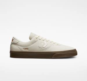 Converse CONS Louie Lopez Pro Nubuck Leather Skate Shoes Light Brown / Brown | CV-298XZC