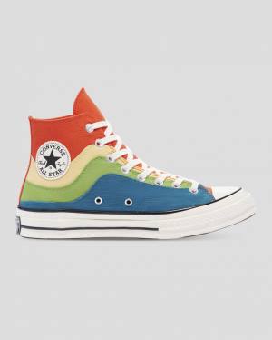 Converse Chuck 70 National Parks High Tops Shoes Orange Green Blue | CV-850LMQ