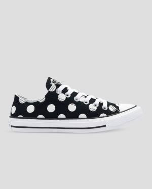 Converse Chuck Taylor All Star Glitter Shine Low Tops Shoes Black | CV-759PEN