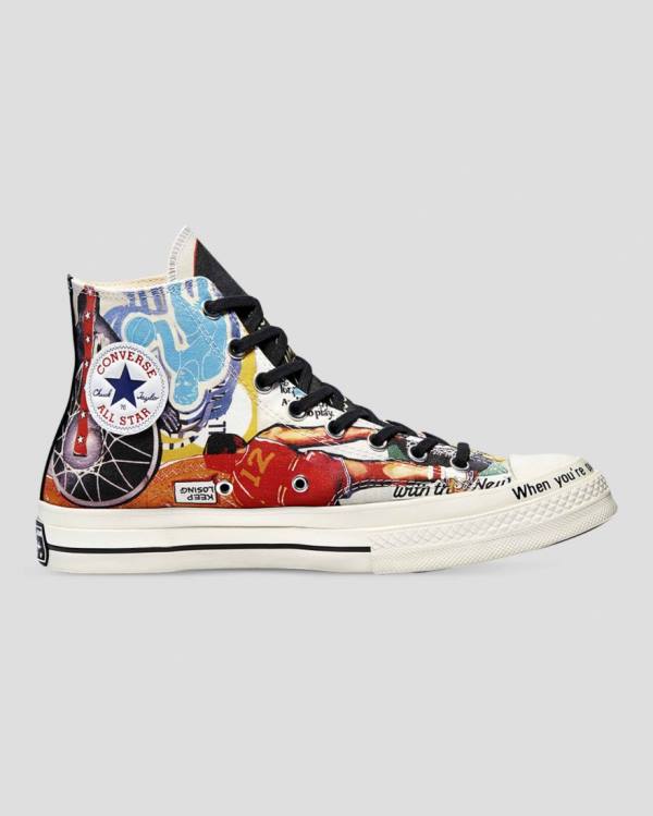 Converse Chuck 70 Beat The World High Tops Shoes Multicolor | CV-051DEM