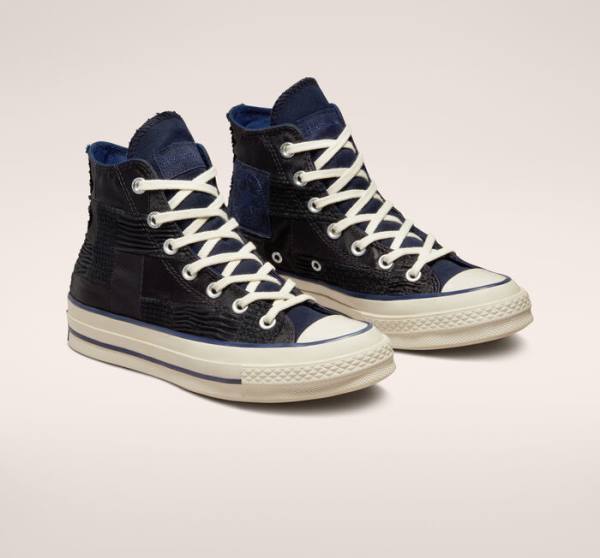 Converse Chuck 70 It's Possible High Tops Shoes Black / Navy | CV-175PIX