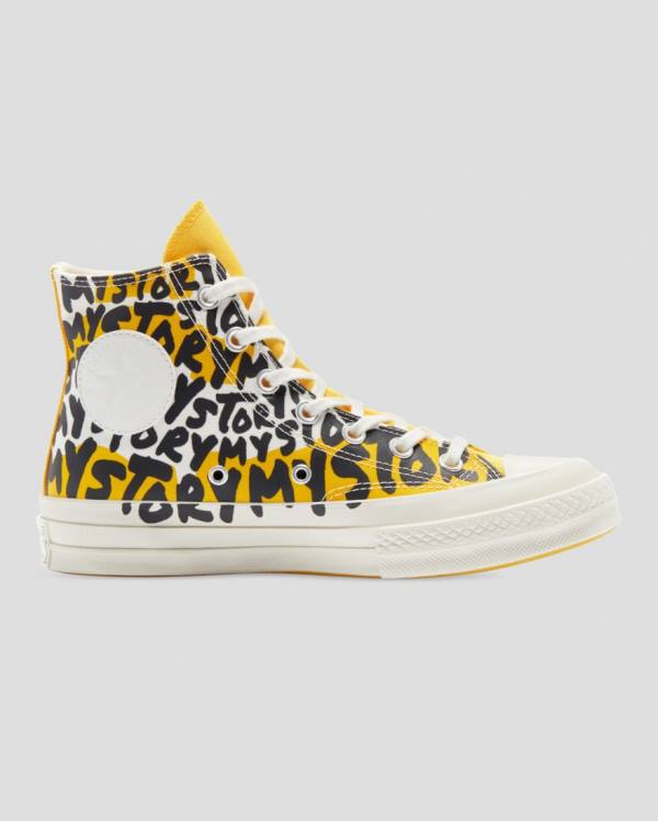 Converse Chuck 70 My Story High Tops Shoes Yellow | CV-527IHQ