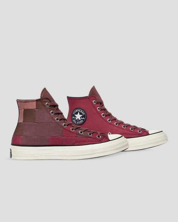 Converse Chuck 70 Natural Dye High Tops Shoes Burgundy | CV-654JQO