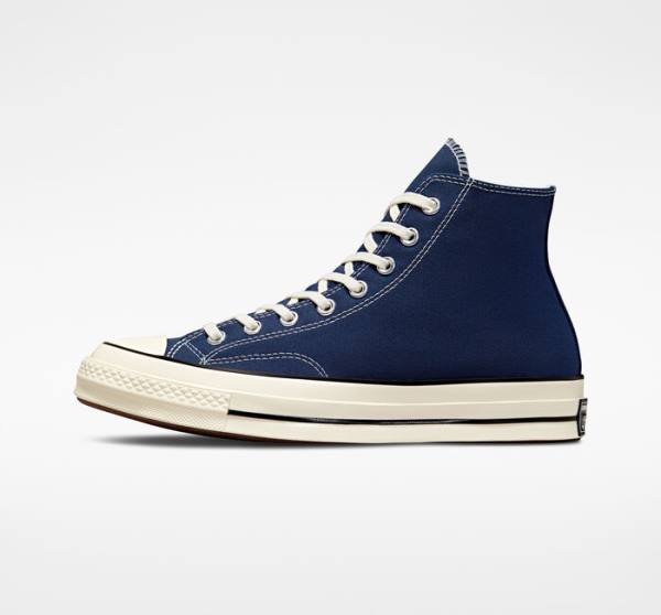 Converse Chuck 70 Pastel Polyester High Tops Shoes Navy / Black | CV-165VBX