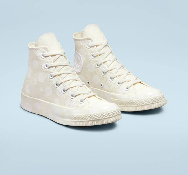 Converse Chuck 70 Polka Dots High Tops Shoes White | CV-246OVY