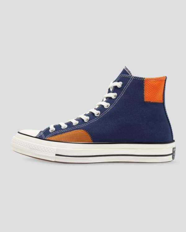 Converse Chuck 70 Ripstop High Tops Shoes Blue | CV-416UAE