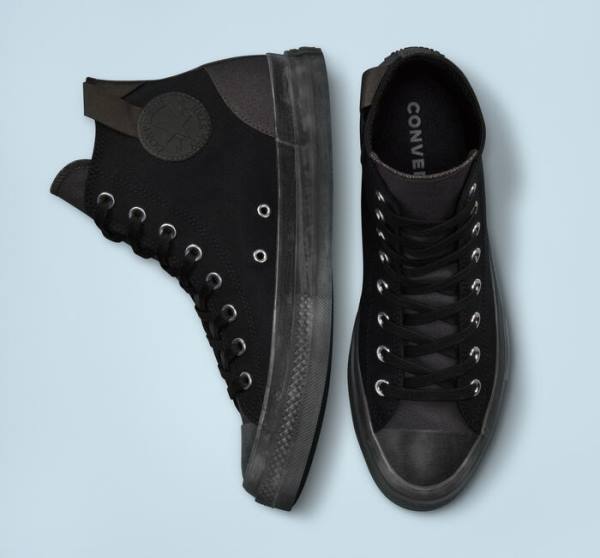 Converse Chuck Taylor All Star CX Stretch Canvas High Tops Shoes Black | CV-842HKJ