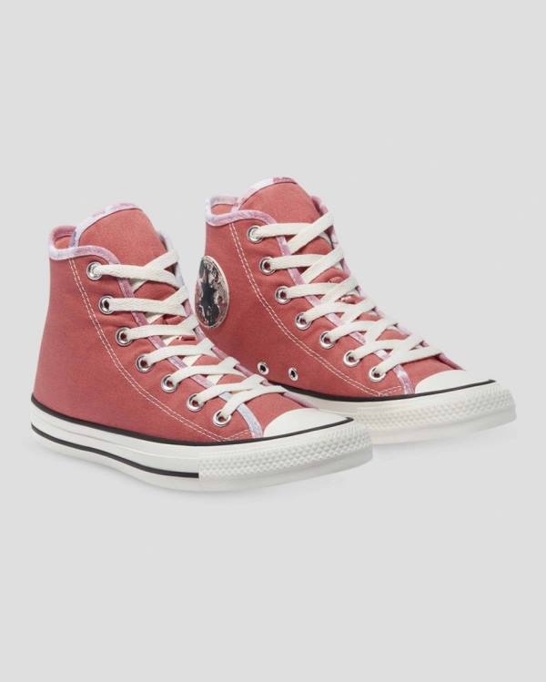 Converse Chuck Taylor All Star Festival High Tops Shoes Pink | CV-807PTG