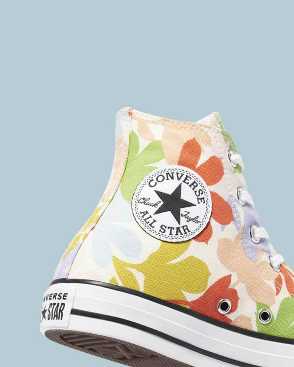 Converse Chuck Taylor All Star Garden Party All Over High Tops Shoes Beige | CV-561FMT