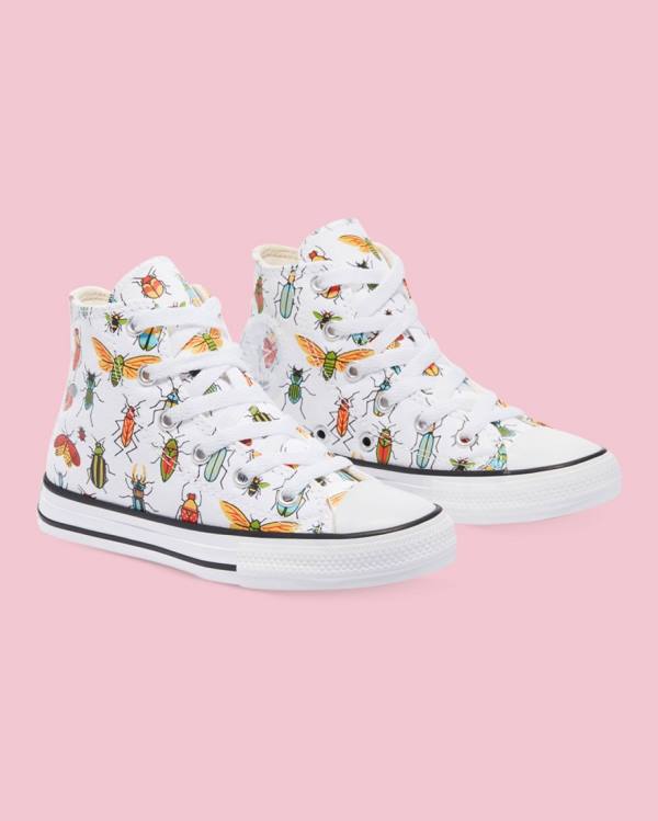 Converse Chuck Taylor All Star Glow Bug High Tops Shoes White | CV-275BJE