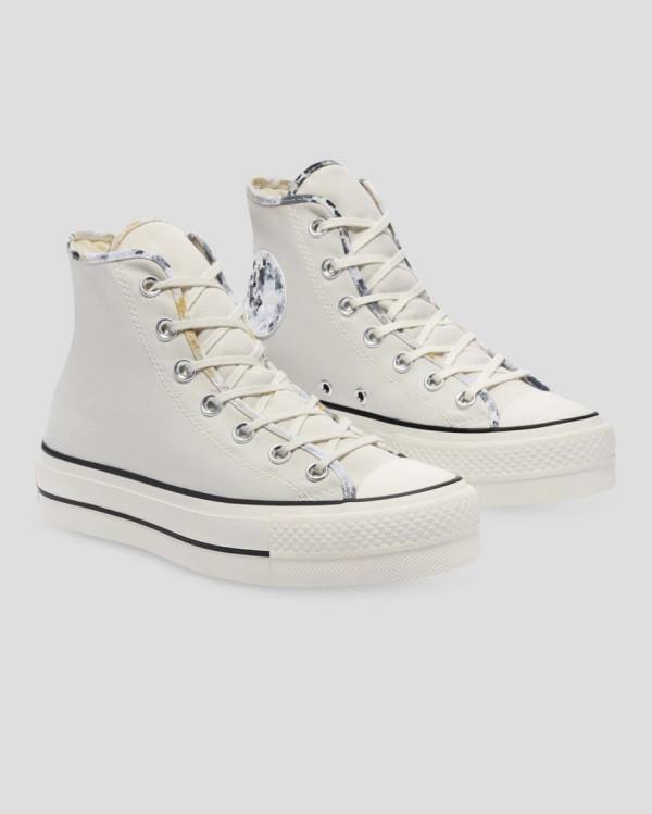 Converse Chuck Taylor All Star Lift Festival High Tops Shoes Beige | CV-754MDE