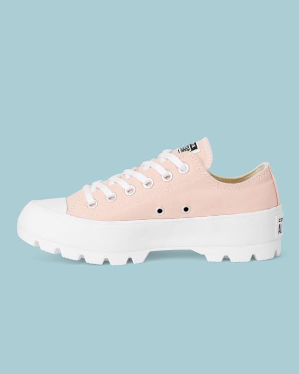 Converse Chuck Taylor All Star Lugged Seasonal Colour Low Tops Shoes Pink | CV-862CYE