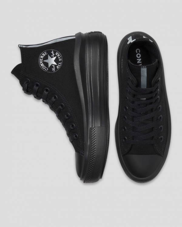 Converse Chuck Taylor All Star Move Festival Platform High Tops Shoes Black | CV-176WXB