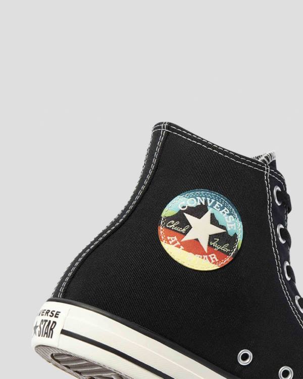 Converse Chuck Taylor All Star National Parks Patch High Tops Shoes Black | CV-730UNW