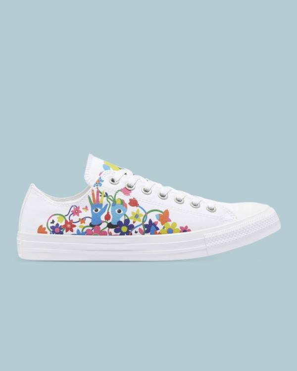 Converse Chuck Taylor All Star Pride Low Tops Shoes White | CV-175CRO