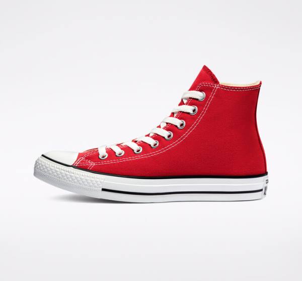 Converse Chuck Taylor All Star Red High Tops Shoes Red | CV-583EGN