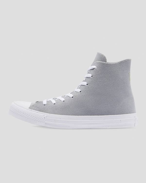 Converse Chuck Taylor All Star Renew Knit High Tops Shoes Grey | CV-924SAN