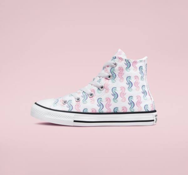 Converse Chuck Taylor All Star Seahorses High Tops Shoes White / Pink / Light | CV-325QYA