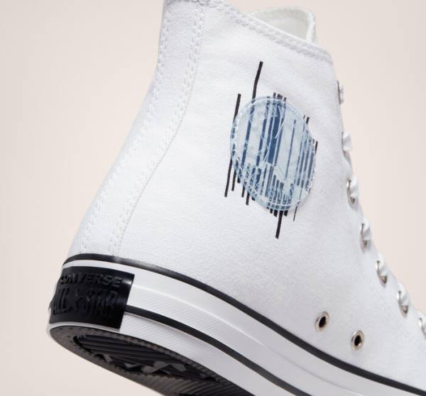 Converse Chuck Taylor All Star Translucent Barcode High Tops Shoes White / Black / White | CV-259LHI