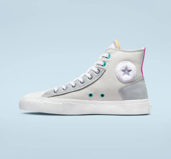 Converse Chuck Taylor Alt Star Marbled Patch High Tops Shoes Grey / Pink | CV-894BOC