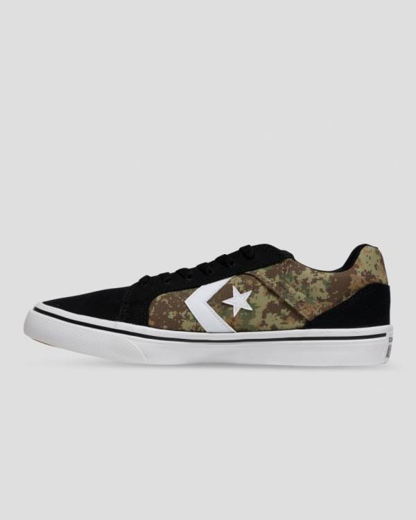 Converse El Distrito Mix And Match Low Tops Shoes Black Camo | CV-945BLH