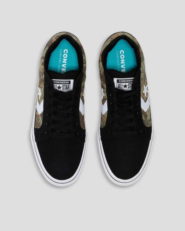 Converse El Distrito Mix And Match Low Tops Shoes Black Camo | CV-945BLH