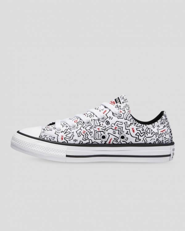 Converse Keith Haring Chuck Taylor All Star Low Tops Shoes White | CV-625QSJ