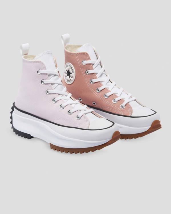 Converse Run Star Hike High Tops Shoes Pink | CV-310NSY