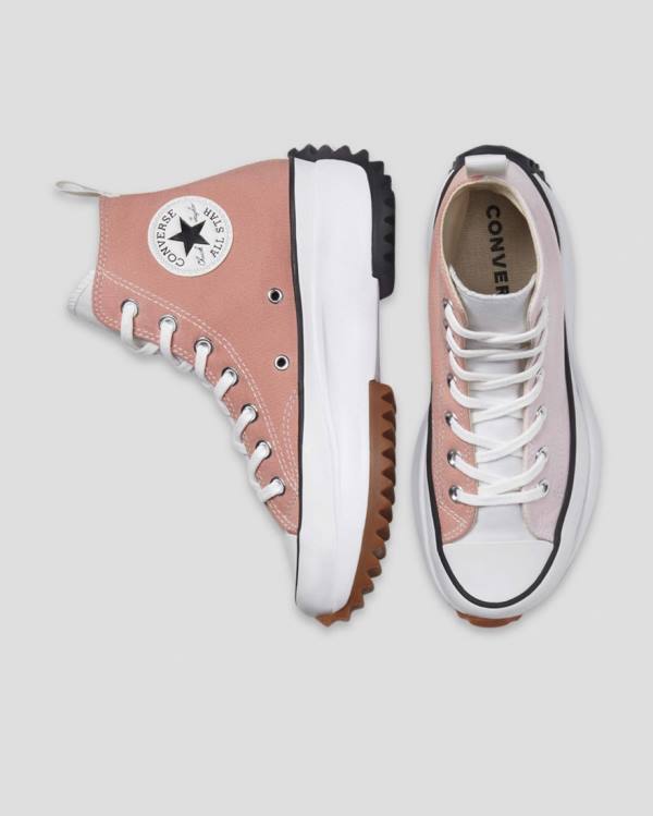 Converse Run Star Hike High Tops Shoes Pink | CV-310NSY