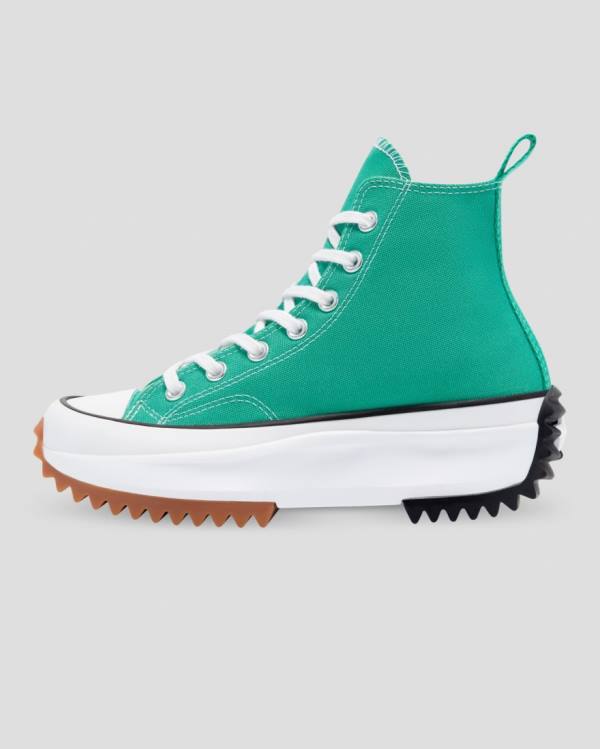 Converse Run Star Hike Seasonal Colour High Tops Shoes Green | CV-890REW