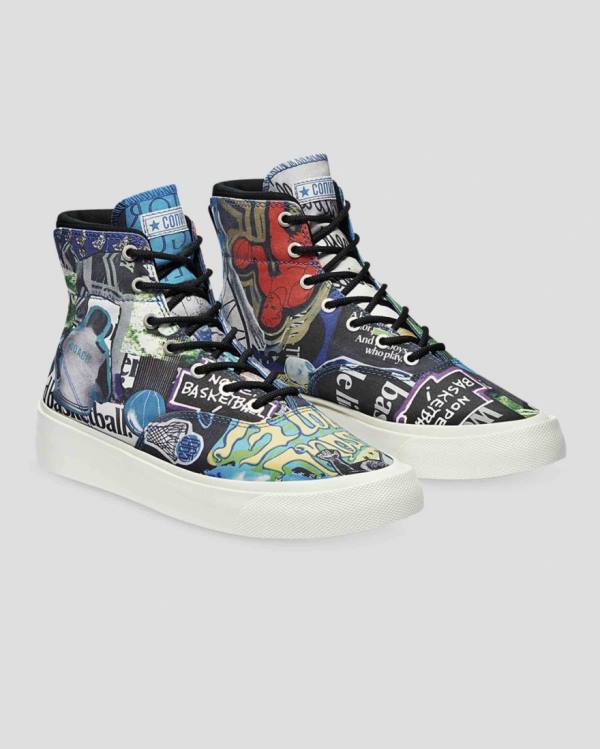 Converse Skidgrip Beat The World High Tops Shoes Multicolor | CV-236KDW